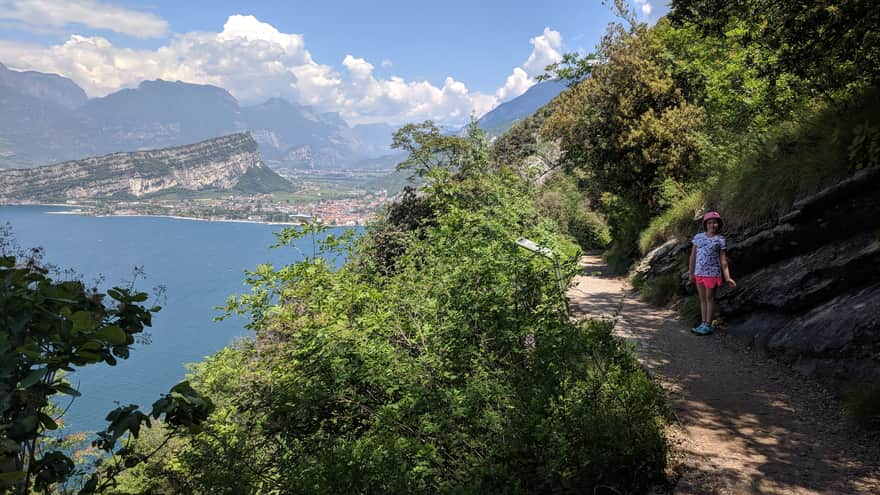 Busatte-Tempesta scenic trail over Lake Garda