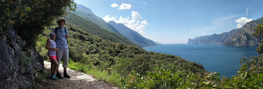 Busatte-Tempesta scenic trail over Lake Garda