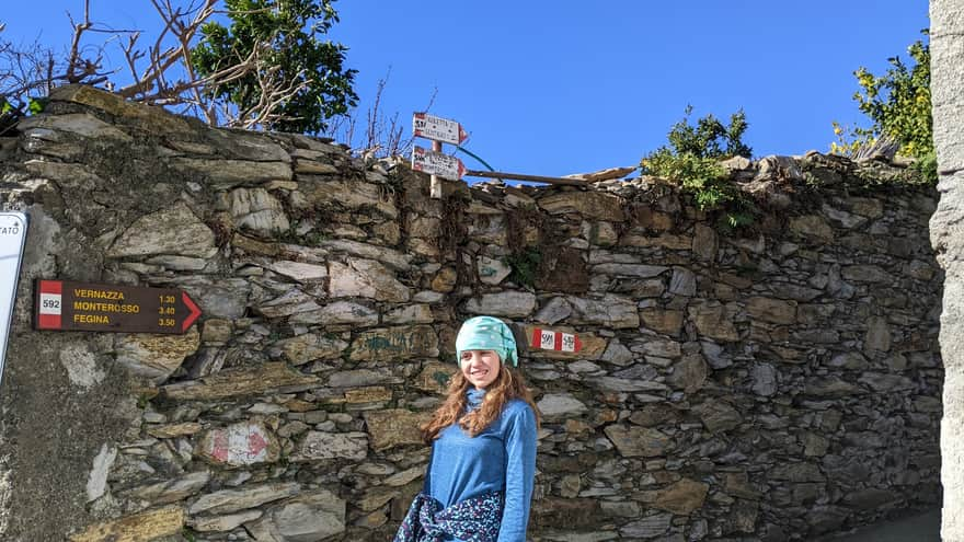 Corniglia, Start of the Trail to Vernazza