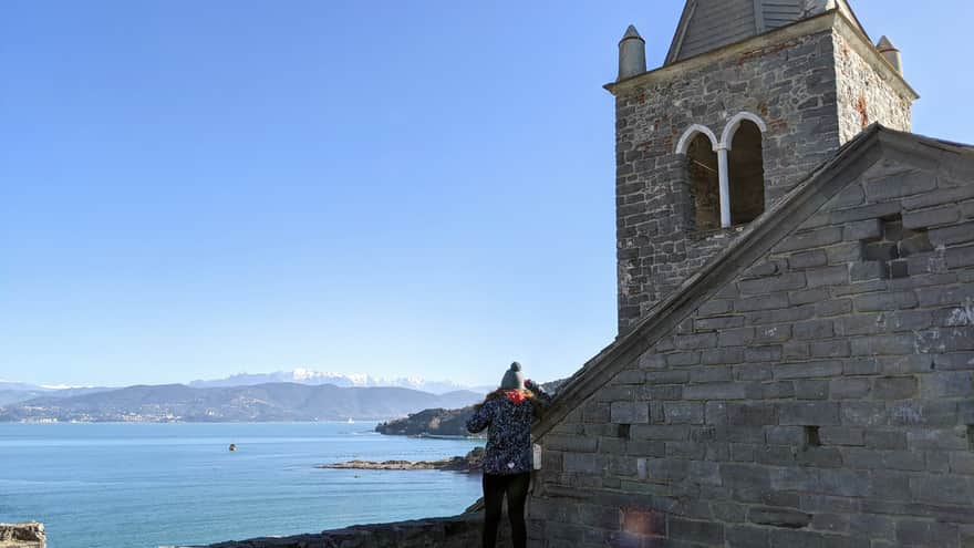 Portovenere taras widokowy kościół San Pietro