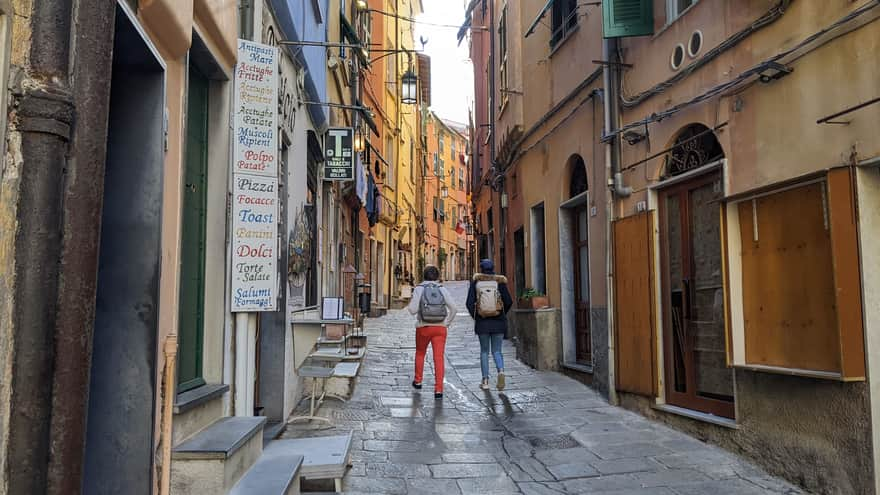 Cappellini Street, the main street of Portovenere