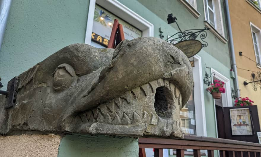 A gargoyle on one of Gdansk