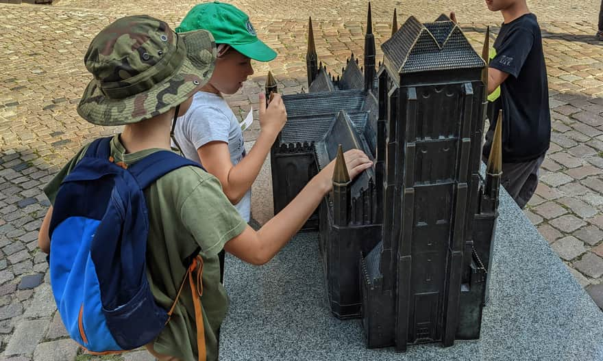 Kościół Mariacki w Gdańsku - model dotykowy