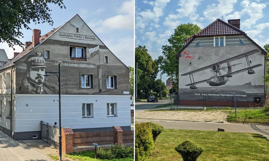 Historyczne murale w Pucku