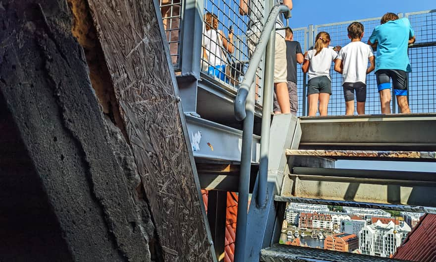 Viewing platform on the tower of St. Mary