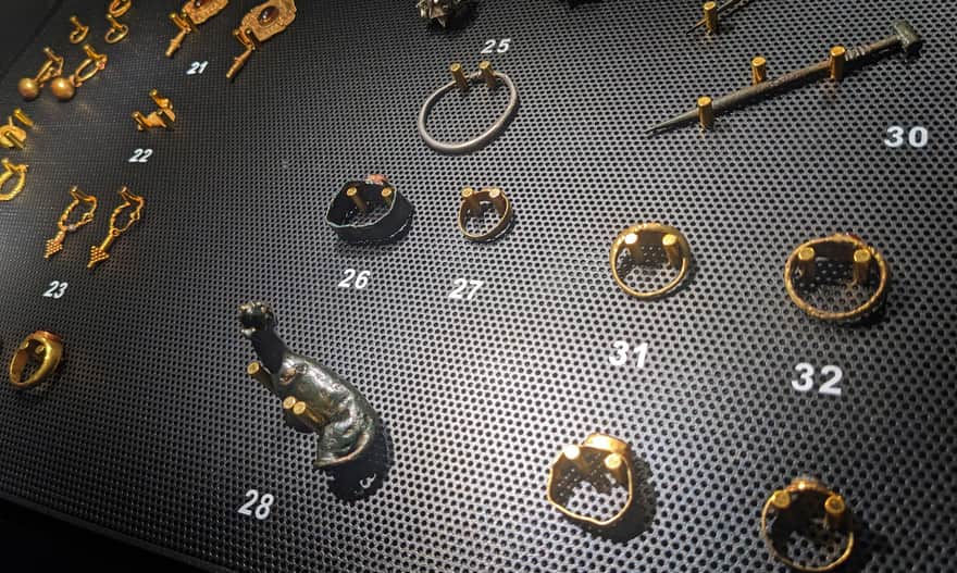 Roman treasures, including a figurine of a panther or a leopard? Dominican Museum in Krakow