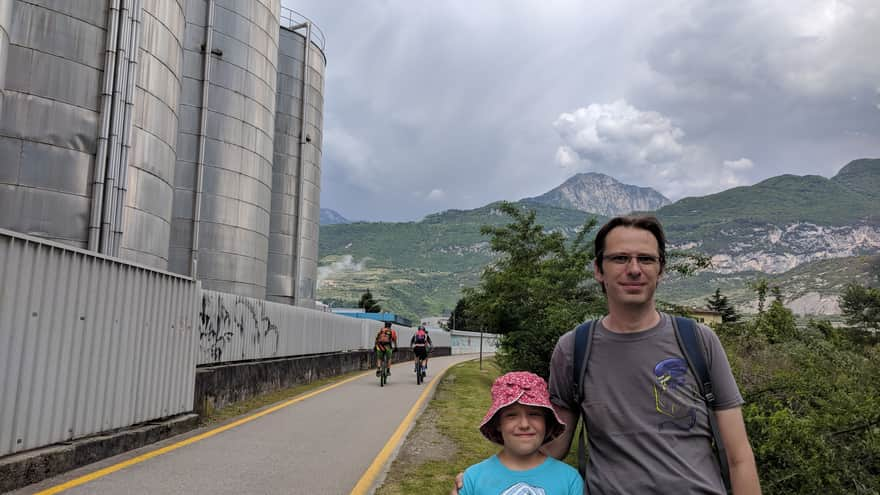 Walking and cycling path to Arco