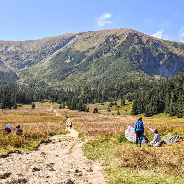 Hala Kondratowa - trail from Kuźnice