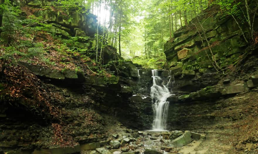 Waterfall on Mosorny Potok