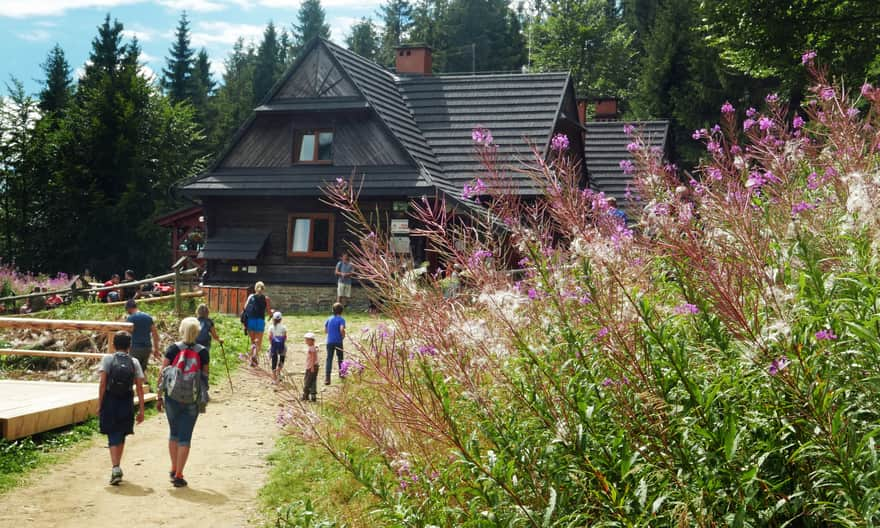 PTTK mountain hut on Hala Krupowa