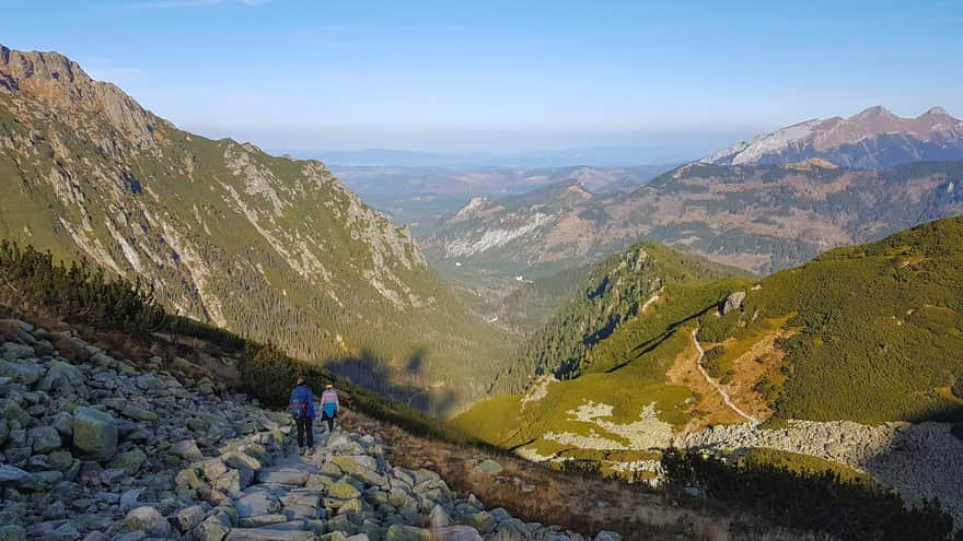 Z Doliny Pięciu Stawów do Morskiego Oka