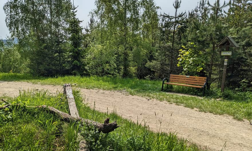 Czarny Dział, 673 meters above sea level