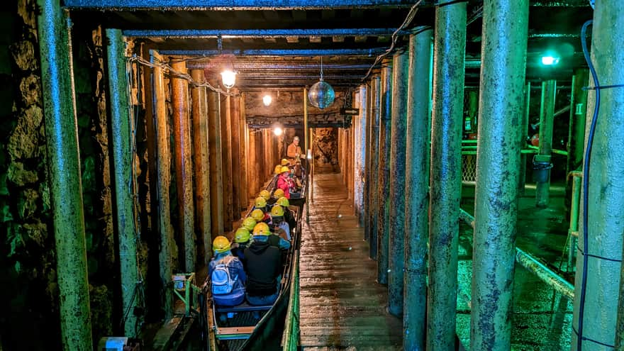 Underground boat crossing at the Historic Silver Mine in Tarnowskie Góry