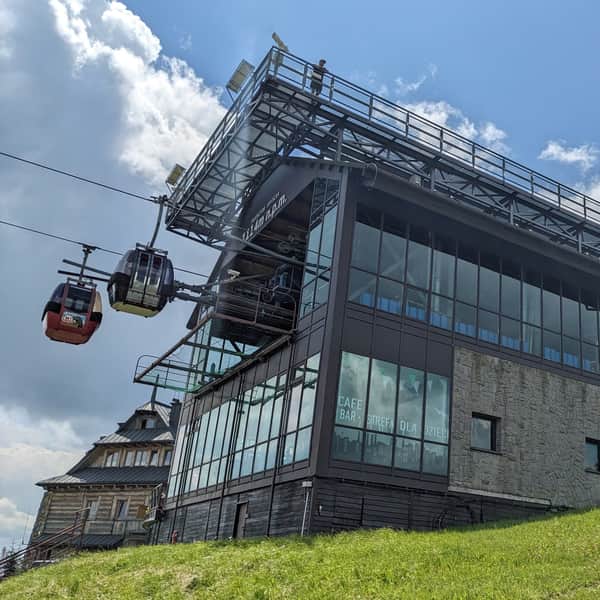 Cable Car to Jaworzyna Krynicka and PTTK Shelter
