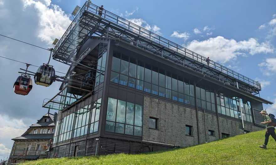 Cable Car to Jaworzyna Krynicka - Upper Station and Viewing Terrace