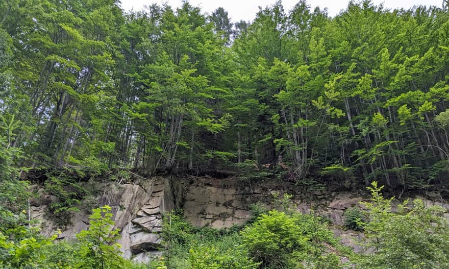 Great Roztoki Valley - old quarry