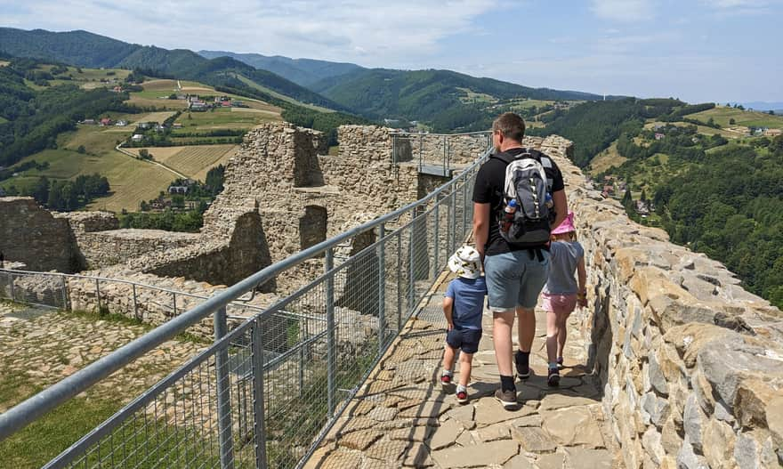 Ruins of the castle in Rytrze