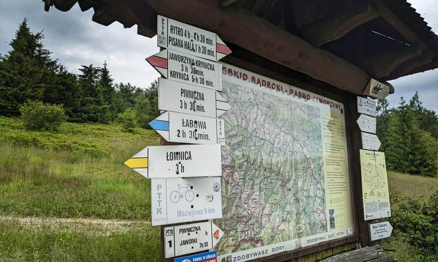 Trails from Hala Łabowska