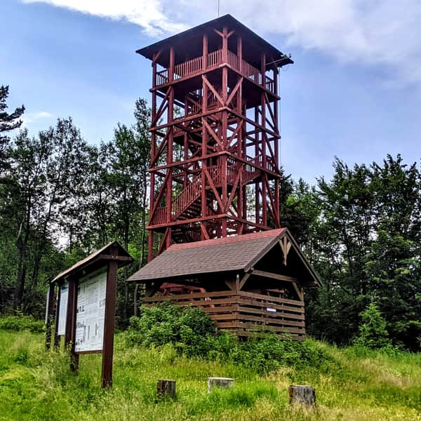 Eliaszówka (1024 m) - mapa szlaków, widoki z wieży