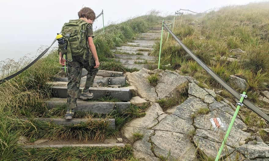 Szeroki Wierch - path along the ridge