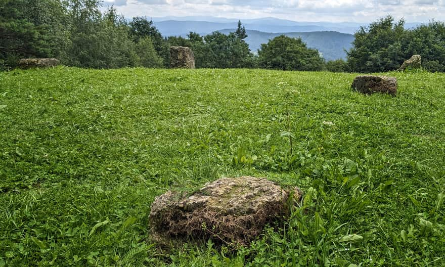 Ruinach szybowiska na Żukowie