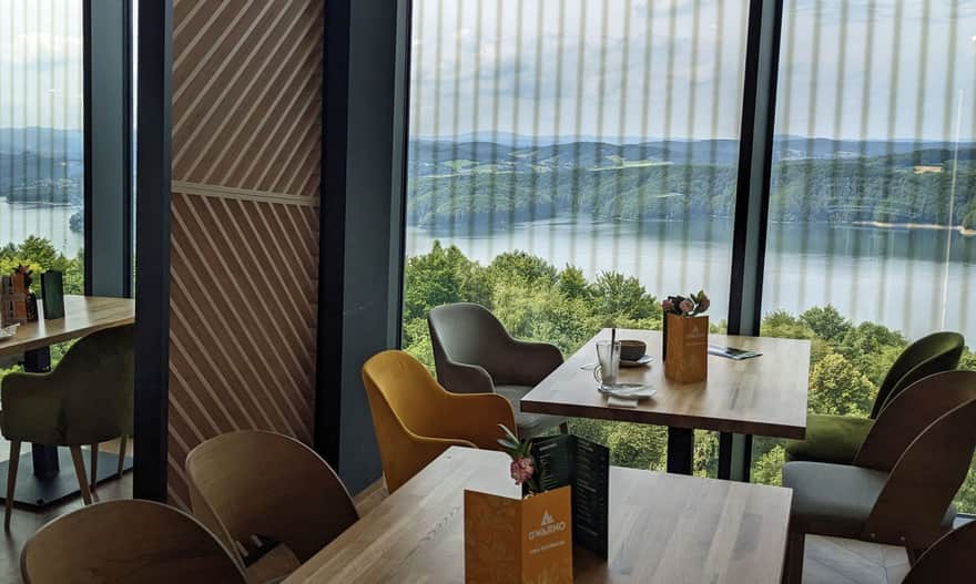 Cafe on the Solina Observation Tower