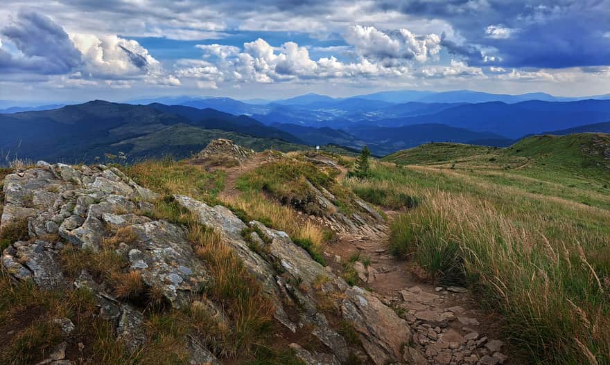 Rozsypaniec - view to the south, photo by Anna and Wojciech Dąbrowscy