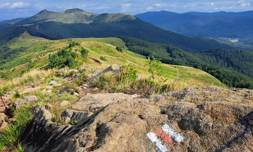 Red trail from Smerek to Wetlina Polonina. Photo by Anna and Wojciech Dąbrowski