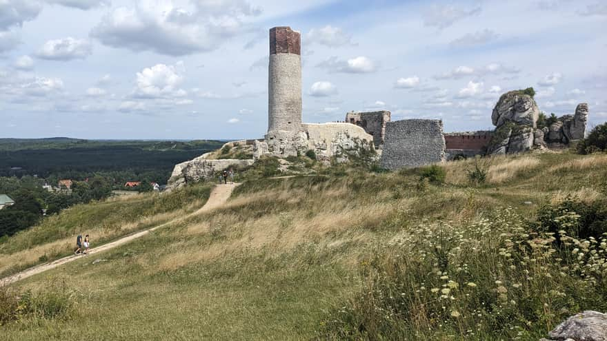 Ruins of the Castle in Olsztyn near Czestochowa