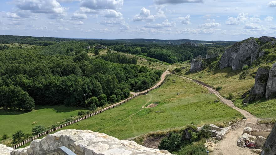 Views from the ruins