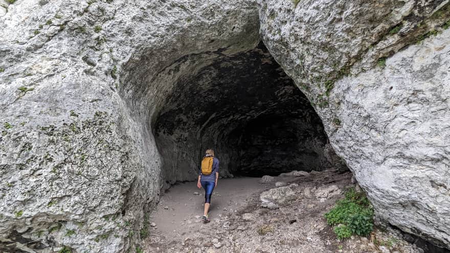 Grottos and caves in the Góra Zborów reserve