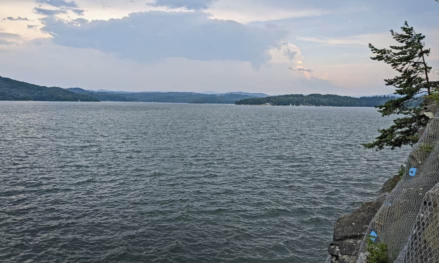 Lake Solina - view from the dam