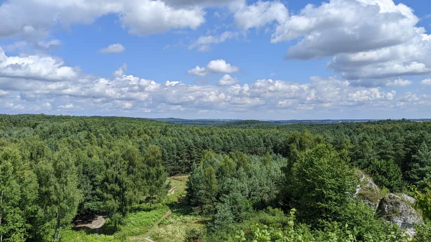 View from the viewpoint near Okiennik