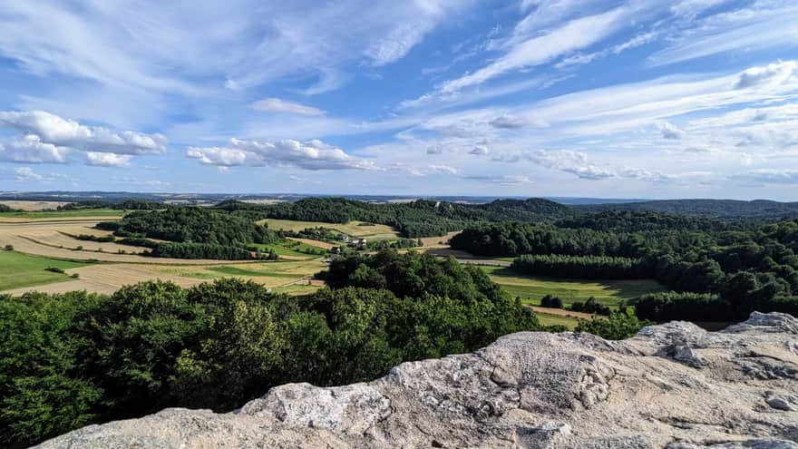 View from Pilcza Castle