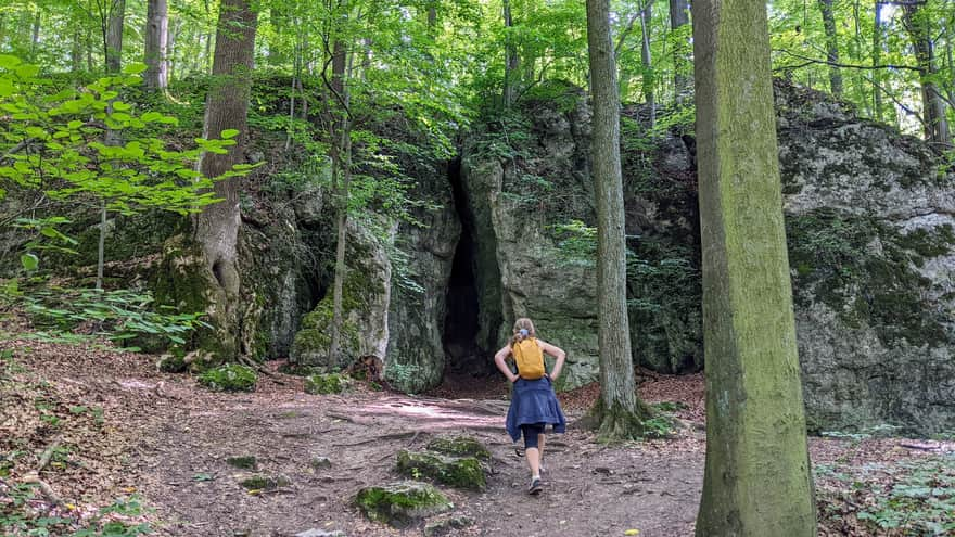 Ostańce i skalne groty - Rezerwat Parkowe