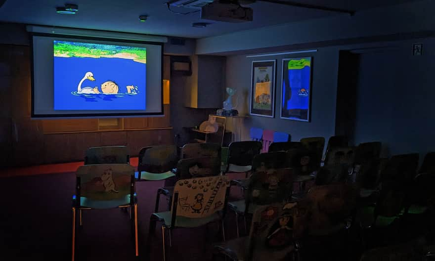 Bedtime story Museum - cinema room