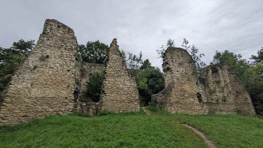Ruiny zamku w Bydlinie