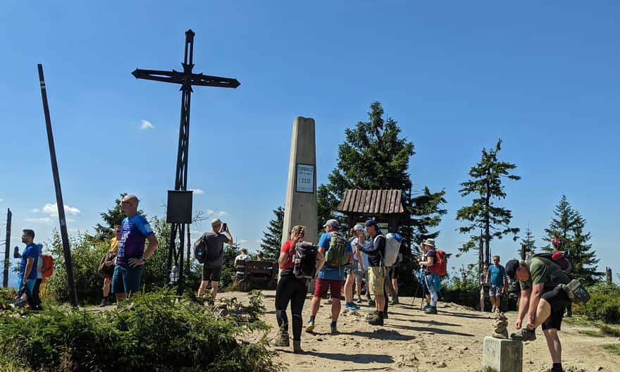 Turbacz, 1310 m above sea level - summit