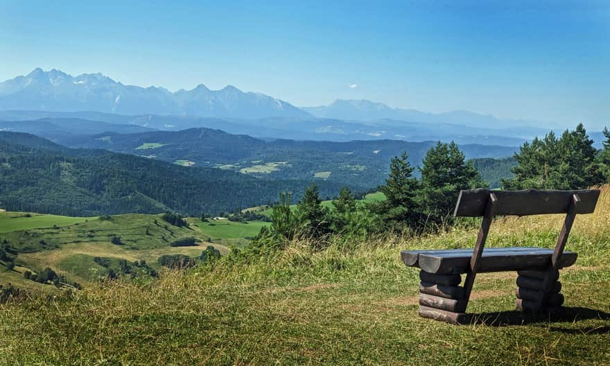 Tatra Mountains seen from Wysoki Wierch