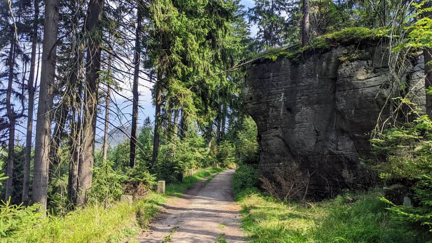 From Karlów to Błędne Skały - red trail