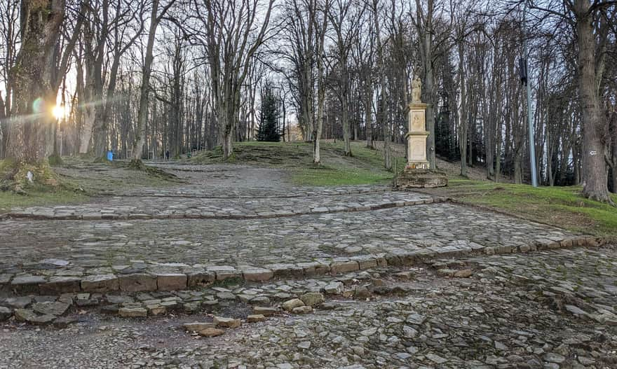 Calvary paths and green trail to Góra Żar