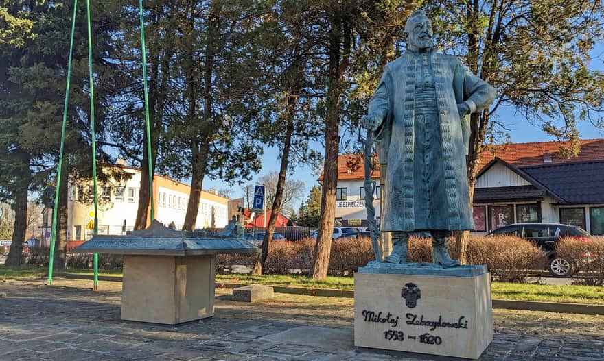 Monument of Mikołaj Zebrzydowski in the Market Square in Kalwaria Zebrzydowska