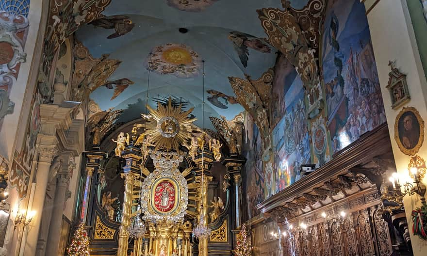 Interior of the Basilica of Our Lady of the Angels in Kalwaria Zebrzydowska