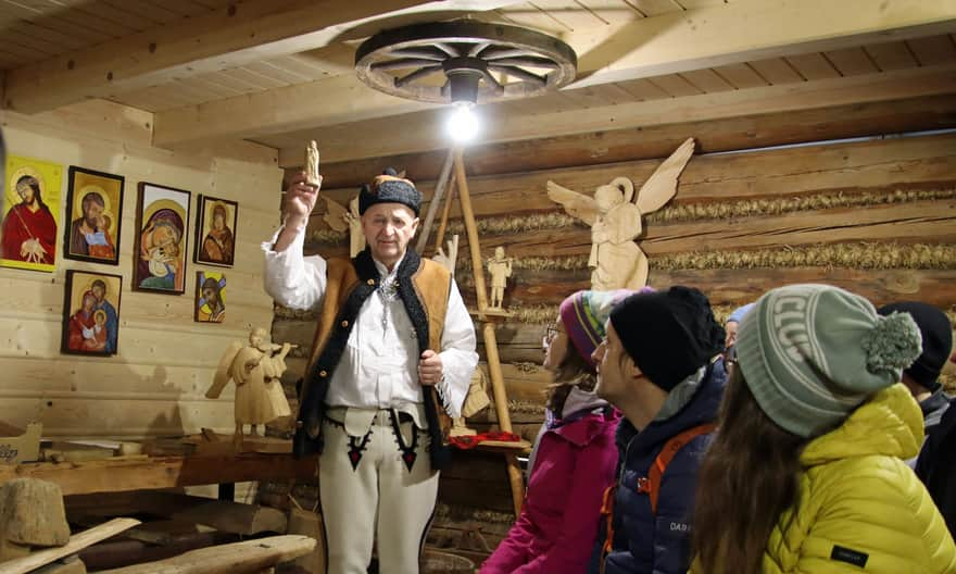 Ecomuseum in Bogdanówka and its host: Andrzej Słonina. Photo by Monika Mielnikiewicz, SKPG Kraków