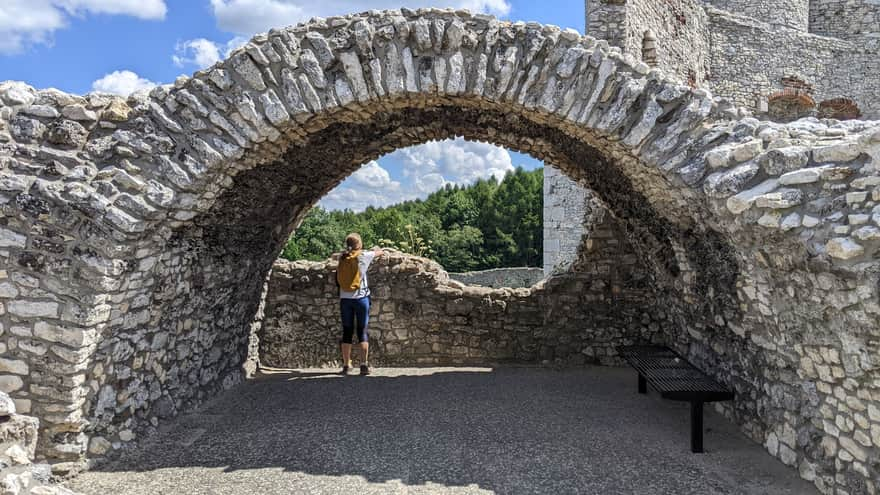 Oldest part of Ogrodzieniec Castle