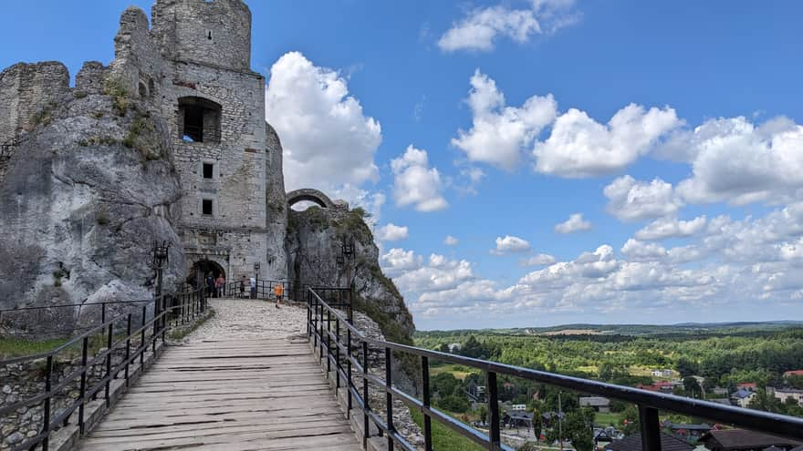 Castle gate and drawbridge