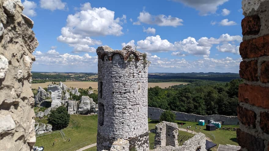 Widok z Baszty  Kredencarskiej