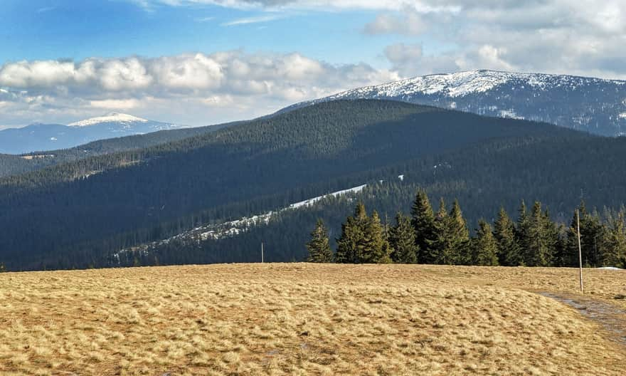 Babia Góra i Pilsko - widok z Hali Rysianka