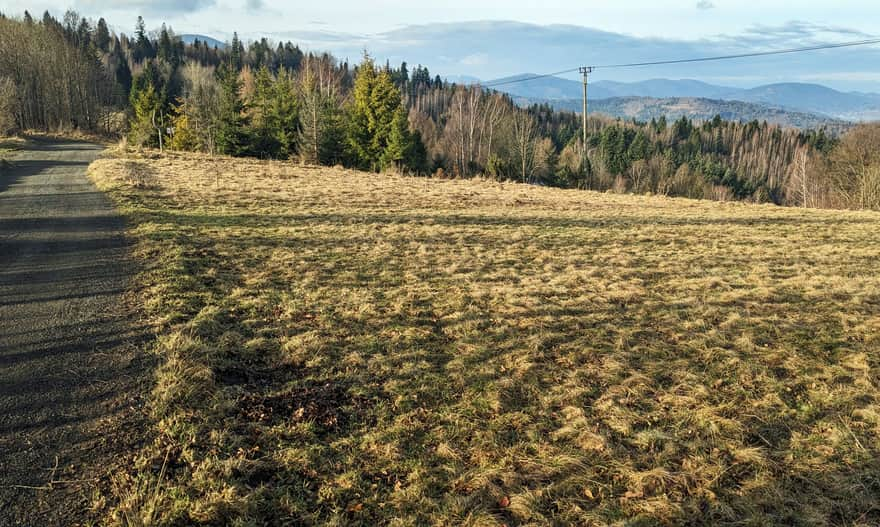 View from Kręcichłosty estate