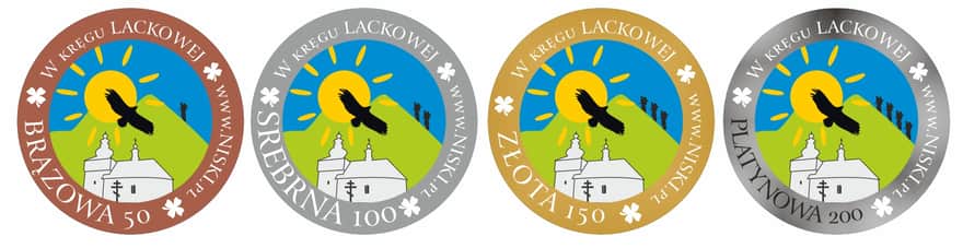 4 levels of "In the Circle of Lackowa" badges